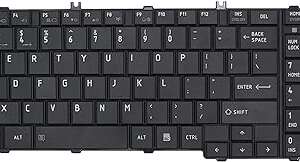 Laptop Keyboard for Toshiba Satellite C650 C650D C655 C655D L650 L650D L655 L655D L670 L670D L675 L675D Pro C650 C655 C660 C665 L650 L655 L670 Series Notebook Black US English Layout